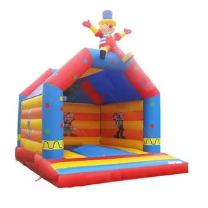 Outdoor inflatable bounce house Children clown theme bounce castle Amusement park Castle trampoline