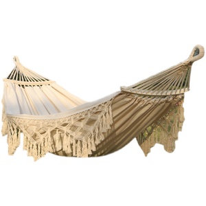 <span class=keywords><strong>Hamac</strong></span> à franges style bohème, tendance, anti-retournement, <span class=keywords><strong>en</strong></span> toile épaisse, capacité 200 kg pour <span class=keywords><strong>2</strong></span> <span class=keywords><strong>personnes</strong></span>, décontracté et ethnique - Product Image 5