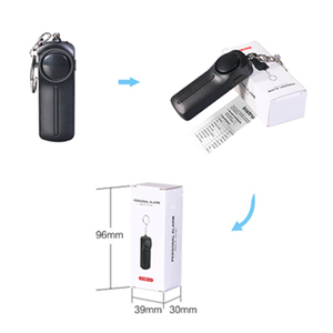 Ariza AF-9400 perlindungan diri senter LED pribadi <span class=keywords><strong>Alarm</strong></span> gantungan kunci untuk wanita pertahanan diri - Product Image 1