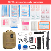 Trousse de premiers secours tactique personnalisée IFAK, mini sac de traumatologie d'urgence, pochette médicale MOLLE pour la randonnée, le camping, la survie, la voiture