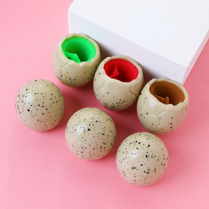 Nouveauté 2025 : Jouet anti-stress dinosaure à presser en TPR, œuf et tasse, jouet sensoriel fidget, balle anti-stress à presser - Product Image 1