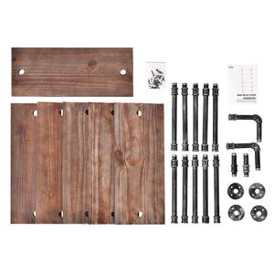 <span class=keywords><strong>Étagère</strong></span> d'échelle d'<span class=keywords><strong>étagère</strong></span> de bibliothèque en <span class=keywords><strong>bois</strong></span> rustique et de tuyau industriel de 5 niveaux de 15 pouces pour le décor de salon salle de bain <span class=keywords><strong>Garage</strong></span> stockage utilisation alimentaire - Product Image 6