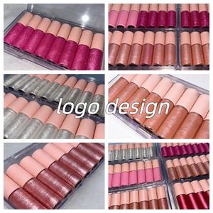 Cosméticos de Marca Privada, Brillo Labial Mate y Brillante, Mini Brillo Labial Vegano, Set de Brillo Labial, Brillo Labial Color Nude - Product Image 5