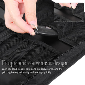 Chất Lượng Cao Xách Tay Dây Kéo <span class=keywords><strong>Key</strong></span> Trường Hợp Chìa Khóa Xe Chủ <span class=keywords><strong>Key</strong></span> Lưu Trữ Chống Cháy Và Không Thấm Nước Da Trường Hợp Chìa Khóa - Product Image 3