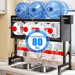 <span class=keywords><strong>Escurridor</strong></span> <span class=keywords><strong>de</strong></span> <span class=keywords><strong>platos</strong></span> para el fregadero, <span class=keywords><strong>escurridor</strong></span> <span class=keywords><strong>de</strong></span> vajilla <span class=keywords><strong>de</strong></span> 2 niveles con puertas <span class=keywords><strong>de</strong></span> armario a prueba <span class=keywords><strong>de</strong></span> polvo - Product Image 4