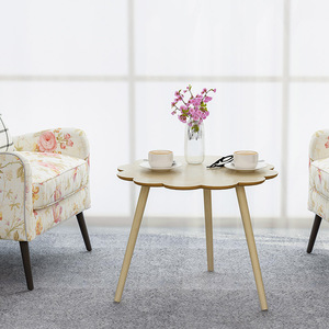 Nordic Coffee <b>Table</b> Wood Top Nesting Modern Minimalist <b>Small</b> Side <b>Table</b> For Living Room - Product Image 4