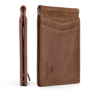 กระเป๋าสตางค์หนังมาร์เบลลา ป้องกัน RFID สำหรับผู้ชาย ใช้ได้ทุกวัน - Product Image 1