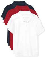 Polo Personnalisé pour Uniformes Scolaires Enfants Garçons T-Shirts Polos en Piqué