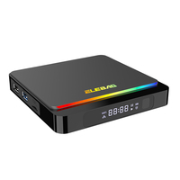 ELEBAO-Dispositivo de TV inteligente X3PRO, decodificador con Android S905X4, 4GB, 32GB, 4K, luz RGB, pantalla Digital, WiFi 2,4/5G