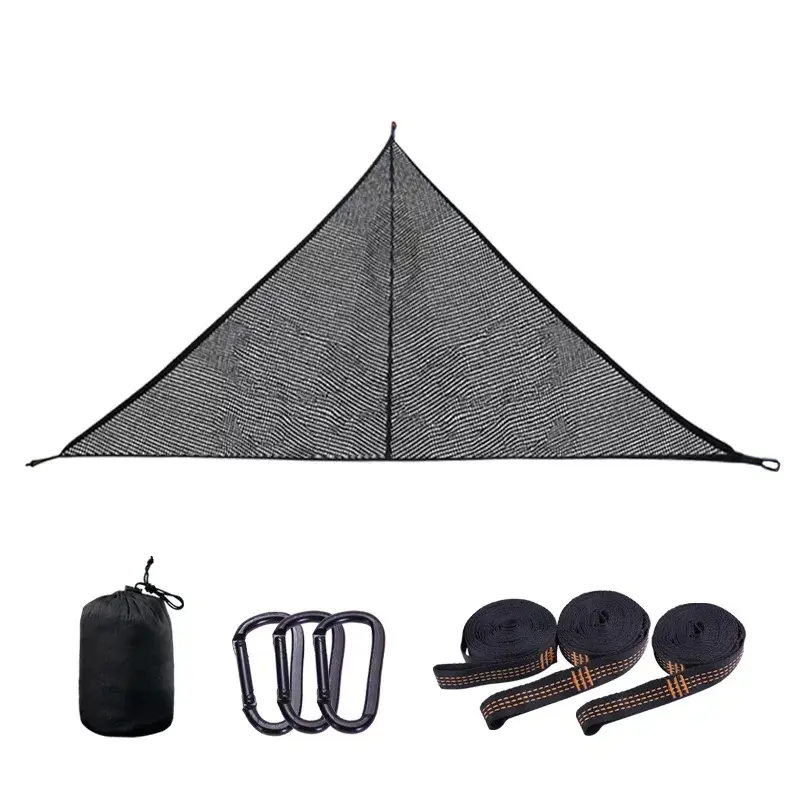Dreieck hochfestes Material Hänge bett Zelt tragbare Outdoor-Hängematte ultraleichte mehrere Personen schwere Camping Hängematte