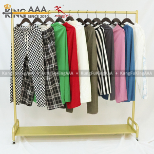 Pantalones KingAAA Boyfriend de bajo precio, clásicos, casuales, holgados, rectos, de algodón, de segunda mano, para mujer, de pierna ancha, <span class=keywords><strong>ropa</strong></span> casual diaria - Product Image 6