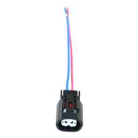 Conector Rápido Pre-cableado Macho de 2 Pines Jepart DJ7026S-1-21 para Auto, Vehículos Eléctricos y Bicicletas Eléctricas, Arnés de Cables de Cobre Impermeable, Piezas Eléctricas