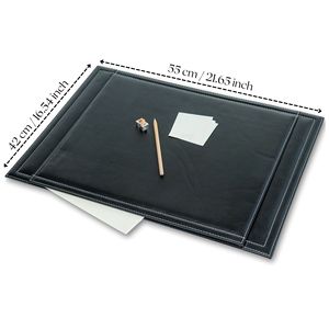 <b>Large</b> Leather <b>Desk</b> Pad and Drawer Organizers Set Office Accessories Including Mouse Pad Cover and <b>Desks</b> Drawers - Product Image 3