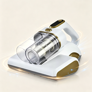Aspirateur portable à moteur à brosse UV pour nettoyage, avec réservoir de poussière visible, anti-acariens, pour canapé, literie, oreiller, matelas - Product Image 1