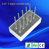 0.25 "3 chiffres 7 segments Mini affichage LED numérique