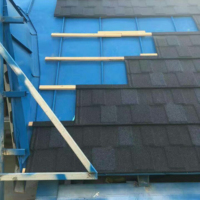 Tuiles métalliques en acier revêtu de pierre de qualité supérieure pour architectes, couleurs et styles personnalisés, tuiles de toiture en métal