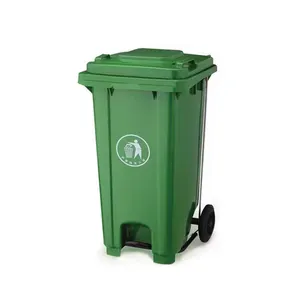 high quality Outdoor Wheelie Garbage Bin Hdpe Polyethylene Rectangular Wastebin Recycle Bin Waste
