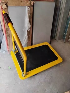 Ağır katlanır 4 tekerlekli Platform el arabası ağır iş takımı taşıma arabası - Product Image 4