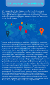 Hot tốt nhất mua đa-ngôn ngữ xách tay Pocket 2 cách thờ<span class=keywords><strong>i</strong></span> gian thực hỗ trợ 109 ngôn ngữ bà<span class=keywords><strong>i</strong></span> phát biểu phiên dịch thiết bị ẩn AT30 - Product Image 4