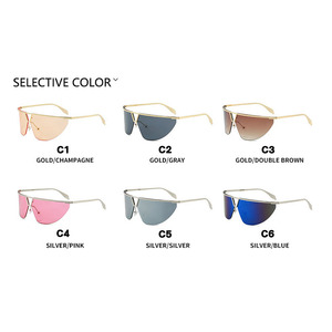 Lunettes de soleil tendance pour enfants, style exagéré, nouvelle collection 2025, modèle identique à celui des célébrités d'Internet, protection UV400 - Product Image 5