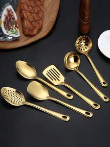 Ensemble de couverts modernes en acier inoxydable 6 pièces finition miroir ensemble de couverts argenterie pour la maison, la cuisine et la salle à manger - Product Image 2