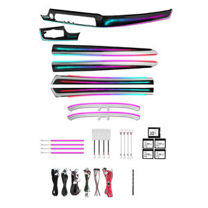 Iluminación Ambiental de 64 Colores para BMW Serie 5 F18/F10 2011-2017, Accesorios de Iluminación LED para el Interior, Molduras para Puertas - Product Image 1