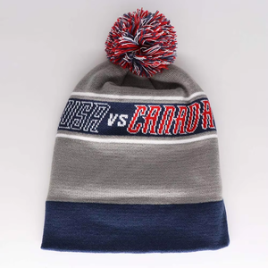 Conjunto de Gorro y Bufanda Tejidos para Eventos Deportivos Internacionales, con Texto y Emblema Jacquard Personalizados, Accesorio de Invierno para Eventos y Regalos - Product Image 4