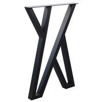 WEKIS Acier inoxydable et fer Métal Bar Pieds de meubles Café Table à manger Améliorations du poste de travail pour la durabilité esthétique