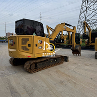 Excavadora Mini Crawler 306CR Usada del 2020, 6 Toneladas, con Motor, Engranaje, Hoja Topadora, Bomba y Rodamientos
