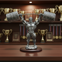Vente en gros de trophée d'ange en résine de bronze de haute qualité personnalisé Figurine Home Ornament Gift Logo Casting