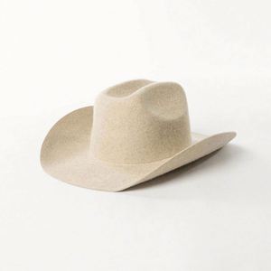 Wholesale Cowboy Jazz Felt Bowler <b>Hat</b> Unisex Wide Brim Vintage Casual Outdoor Four Seasons Wool Felt <b>Hat</b> - Product Image 2