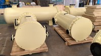 Échangeur de chaleur à calandre tubulaire pour la récupération de chaleur industrielle, en acier inoxydable, certifié ASME, écoénergétique, sur mesure, CE