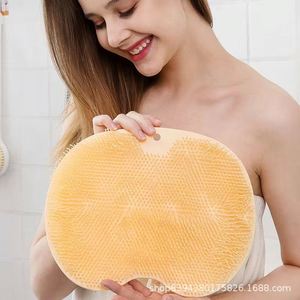 Lazy Person's Back-Foot Scrubbing Tool Bath <b>Scrubber</b> Floor Mat <b>Silicone</b> Anti-Slip Massager - Product Image 6