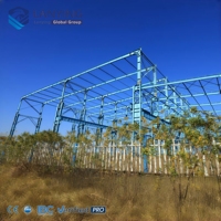 Edificio de Estructura de Acero Prefabricado Personalizado para Proyectos Industriales, Comerciales y de Almacenes