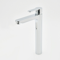 SANIPRO Moderne Brossé Or Grand Robinet D'évier De Salle De Bains Mélangeur Bassin De Luxe Robinets D'eau Chaude Froide