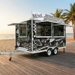 Camión de Comida Personalizable de Acero Inoxidable Chammp con Equipamiento y Opciones de Color a Medida para Servicio de Helados y Hot Dogs - Product Image 1