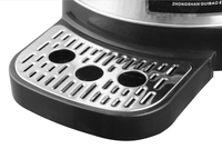 Base en acier Série 25L d'eau simple paroi en acier inoxydable chaudière à eau urne avec couvercle en plastique
