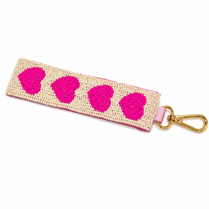Llavero de Corazón con Cuentas Hecho a Mano Sstringz, Accesorio de Moda Creativo, Llavero Personalizado para Venta al por Menor, al por Mayor y Promociones - Product Image 3