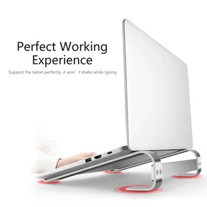 Non-Slip Notebook Holder Cooler Riser Laptop PC Stand with <strong>Bracket</strong> for Macbook ASUS Lenovo <strong>Computer</strong> Accessories - Product Image 3