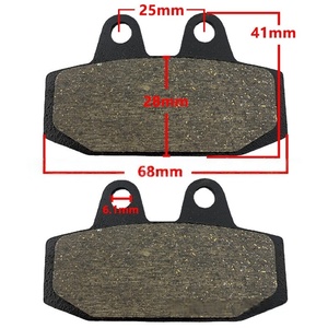 Plaquettes de frein en gros à base de cuivre, garnitures de frein à disque pour vélos électriques, composants de freinage résistants à l'usure pour étriers - Product Image 1