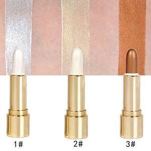 <span class=keywords><strong>Barra</strong></span> de iluminador facial 3D, 3 colores, <span class=keywords><strong>bronceador</strong></span> de contorno facial, resaltador, corrector, crema, herramienta de maquillaje - Product Image 3