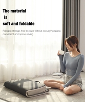 Darius Lit électrique 8 moteurs vibrants Thérapie Chauffage Airbags Massage Matelas Contrôle de la synchronisation Vibration complète du corps Cou/dos