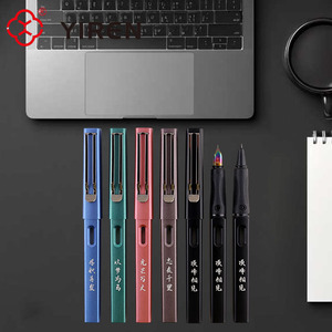 YIREN calligrafia di ispirazione cinese penne di colore metallico arcobaleno Block punta per uso scolastico - Product Image 3