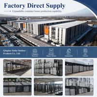 Maison conteneur modulaire extensible de 20 pieds pour hébergement en station balnéaire