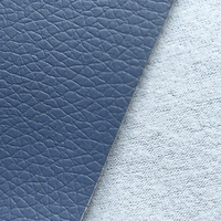 Tissu en cuir vinyle PVC double face à grain de galet, toucher doux, pour sacs, chaussures, meubles, bricolage et artisanat