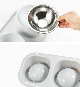 Tigela de gato elevada para comida ou água, tigela livre de pressão, evita refluxo, tigela dupla para animais de estimação - Product Image 2