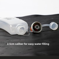 Bouteille d'eau sport portable 300 ml pour la course à pied et le marathon, modèle K012, écologique, à compression
