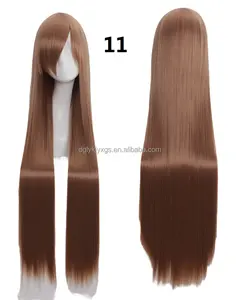 Long Straight Synthetic Wigs Hair Wigs Available Suitable Daily Wear Party Cosplay Hot Sales 40inches 82 Colors Support 40nch