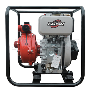 Bomba de Motor Diésel de Impulsor Simple/Doble 178F 186F de 2 y 3 Pulgadas de Alta Presión para Riego Agrícola y Tratamiento de Agua Potable - Product Image 1