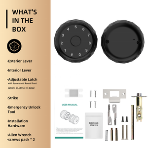 FILTA Digitaal Elektronisch Slim Rond Knop Deurslot Ronde Cilindrische Slimme Deurknop Slot - Product Image 4
